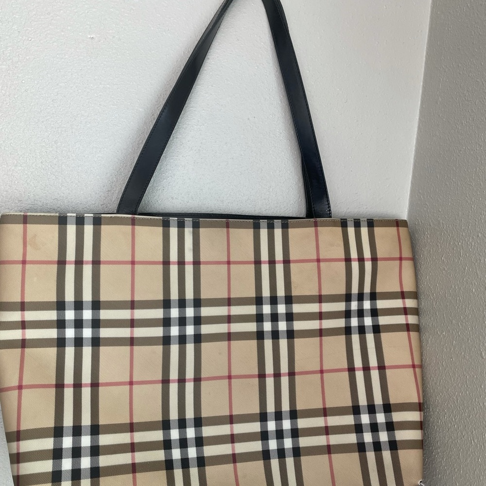 Vintage Burberry Nova Check Large Tote/Purse/Bag - Picture 11 of 11